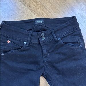 Hudson Jeans Women's Low-Rise Black Denim